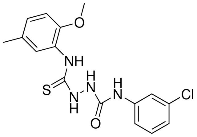 1-(3-CHLOROPHENYL)-6-(2-METHOXY-5-METHYLPHENYL)-5-THIOBIUREA