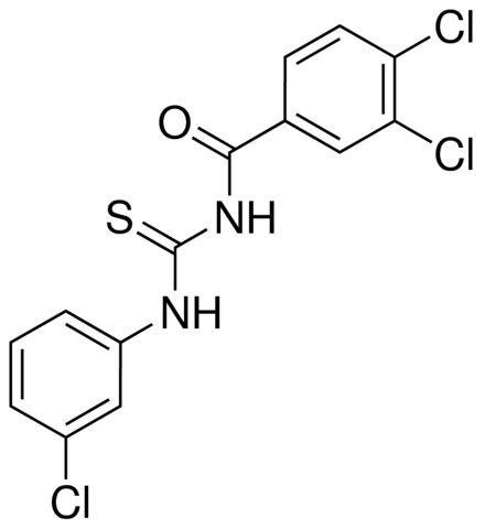 1-(3-CHLOROPHENYL)-3-(3,4-DICHLOROBENZOYL)-2-THIOUREA
