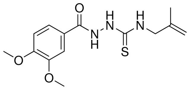 2-(3,4-DIMETHOXYBENZOYL)-N-(2-METHYL-2-PROPENYL)HYDRAZINECARBOTHIOAMIDE