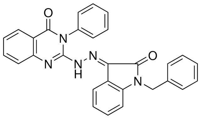 2-(N'-(1-BENZYL-2-OXO-1,2-2H-INDOL-3-YLIDENE)-HYDRAZINO)3-PH-3H-QUINAZOLIN-4-ONE