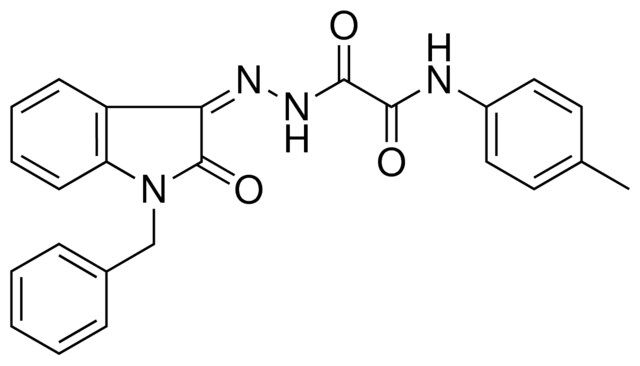 2-(N'-(1-BENZYL-2-OXO-2H-INDOL-3-YLIDENE)-HYDRAZINO)-2-OXO-N-P-TOLYL-ACETAMIDE