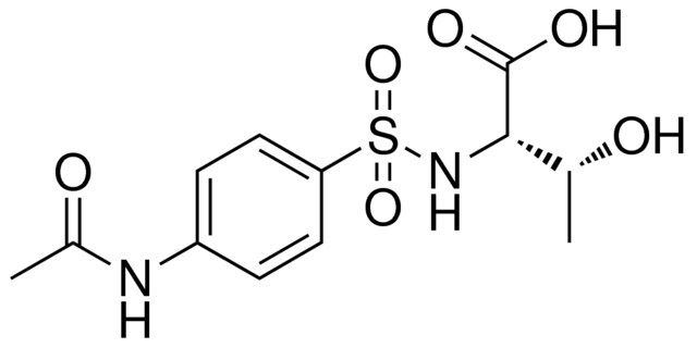 2-(4-ACETYLAMINO-BENZENESULFONYLAMINO)-3-HYDROXY-BUTYRIC ACID