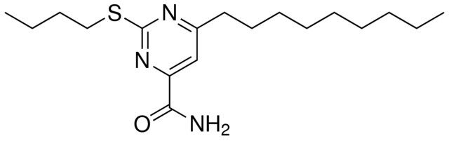 2-BUTYLSULFANYL-6-NONYL-PYRIMIDINE-4-CARBOXYLIC ACID AMIDE