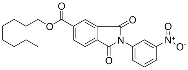 2-(3-NITRO-PH)-1,3-DIOXO-2,3-DIHYDRO-1H-ISOINDOLE-5-CARBOXYLIC ACID OCTYL ESTER