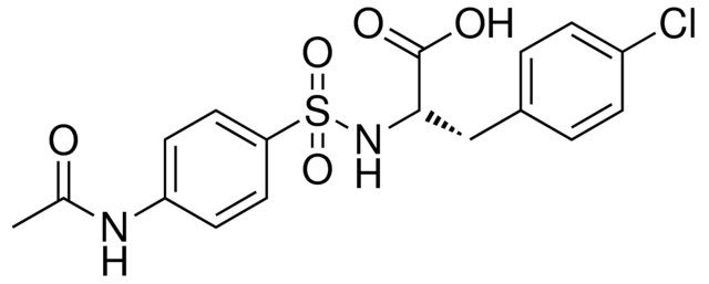 2-(4-ACETYLAMINO-BENZENESULFONYLAMINO)-3-(4-CHLORO-PHENYL)-PROPIONIC ACID