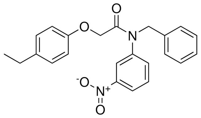 N-BENZYL-2-(4-ETHYL-PHENOXY)-N-(3-NITRO-PHENYL)-ACETAMIDE