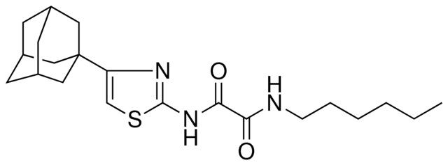 N-(4-ADAMANTAN-1-YL-THIAZOL-2-YL)-N'-HEXYL-OXALAMIDE