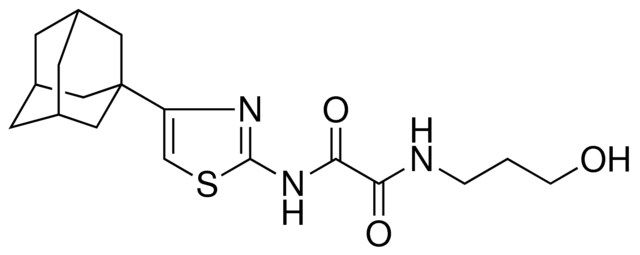 N-(4-ADAMANTAN-1-YL-THIAZOL-2-YL)-N'-(3-HYDROXY-PROPYL)-OXALAMIDE