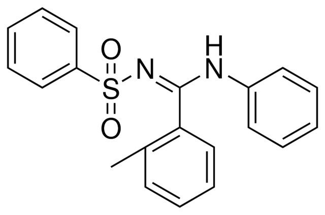 N-(PHENYLAMINO-O-TOLYL-METHYLENE)-BENZENESULFONAMIDE