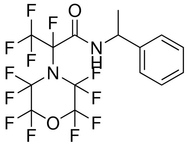 2,3,3,3-TETRAFLUORO-2-(OCTAFLUORO-MORPHOLIN-4-YL)-N-(1-PH-ET)-PROPIONAMIDE