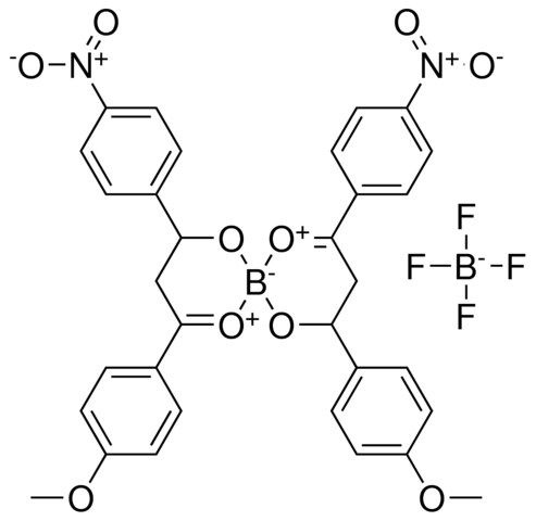 2,10-BIS(4-METHOXYPHENYL)-4,8-BIS(4-NITROPHENYL)-5,11-DIOXA-1,7-DIOXONIA-6-BORANUIDASPIRO[5.5]UNDECA-1,7-DIENE TETRAFLUOROBORATE