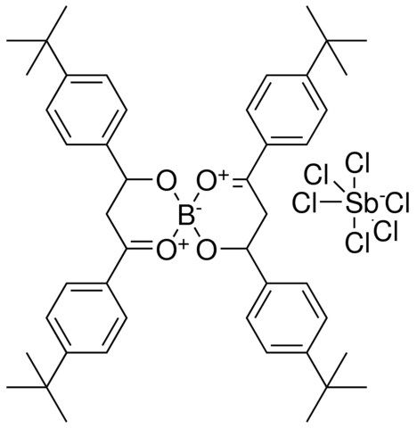 2,4,8,10-TETRAKIS(4-TERT-BUTYLPHENYL)-5,11-DIOXA-1,7-DIOXONIA-6-BORANUIDASPIRO[5.5]UNDECA-1,7-DIENE HEXACHLOROSTIBATE(V)