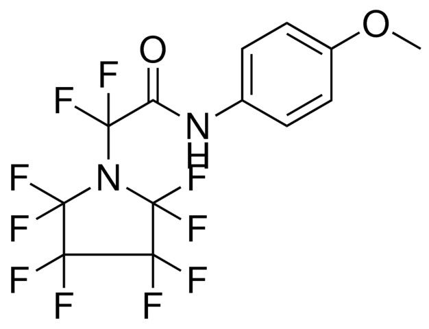 2,2-DI-F-N-(4-MEO-PH)-2-(2,2,3,3,4,4,5,5-OCTAFLUORO-PYRROLIDIN-1-YL)-ACETAMIDE