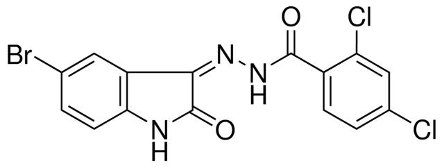 2,4-DICHLORO-BENZOIC ACID (5-BROMO-2-OXO-1,2-DIHYDRO-INDOL-3-YLIDENE)-HYDRAZIDE