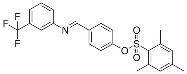 2,4,6-TRI-ME-BENZENESULFONIC ACID 4-((3-TRIFLUOROMETHYL-PHENYLIMINO)-ME)PH ESTER