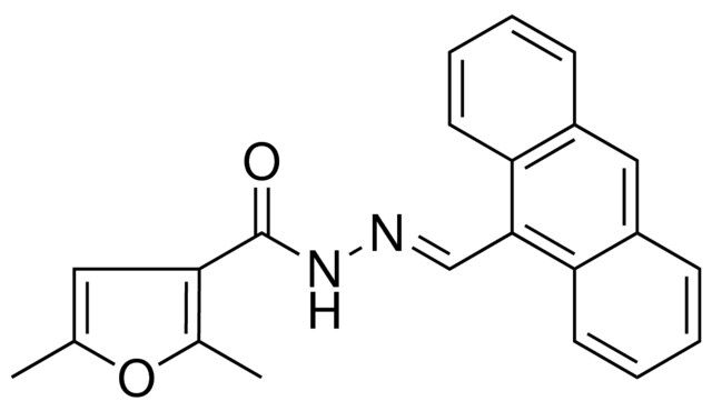2,5-DIMETHYL-FURAN-3-CARBOXYLIC ACID ANTHRACEN-9-YLMETHYLENE-HYDRAZIDE
