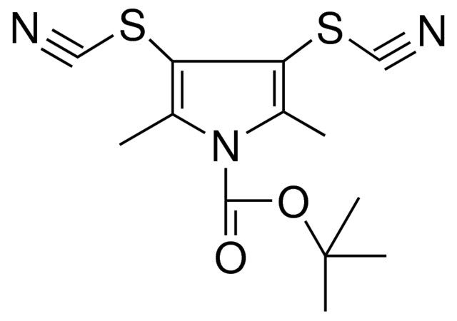 2,5-DIMETHYL-3,4-BIS-THIOCYANATO-PYRROLE-1-CARBOXYLIC ACID TERT-BUTYL ESTER