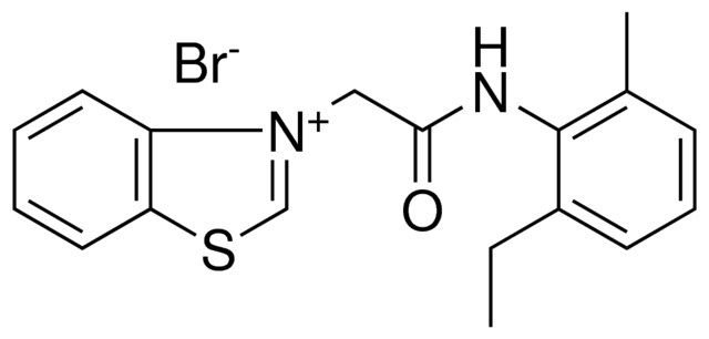 3-((2-ETHYL-6-METHYL-PHENYLCARBAMOYL)-METHYL)-BENZOTHIAZOL-3-IUM, BROMIDE