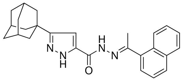 3-(1-ADAMANTYL)-N'-[(E)-1-(1-NAPHTHYL)ETHYLIDENE]-1H-PYRAZOLE-5-CARBOHYDRAZIDE