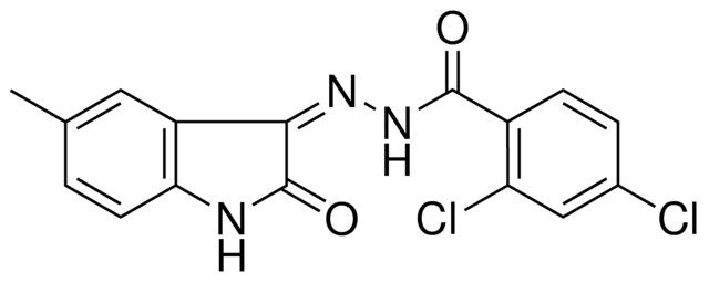 2,4-DICHLORO-BENZOIC ACID (5-METHYL-2-OXO-1,2-DIHYDRO-INDOL-3-YLIDENE)-HYDRAZIDE