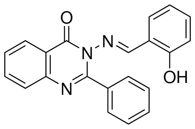 3-((2-HYDROXY-BENZYLIDENE)-AMINO)-2-PHENYL-3H-QUINAZOLIN-4-ONE