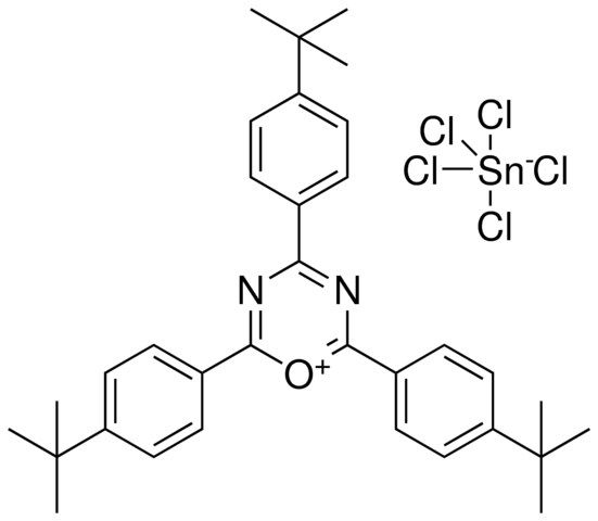 2,4,6-TRIS(4-TERT-BUTYLPHENYL)-1,3,5-OXADIAZIN-1-IUM PENTACHLOROSTANNATE(1-)