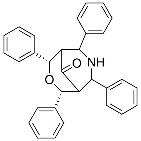 2,4,6,8-TETRAPHENYL-3-OXA-7-AZA-BICYCLO(3.3.1)NONAN-9-ONE