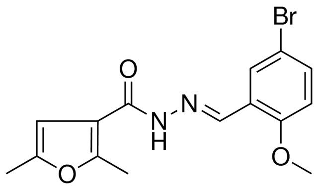 2,5-DIMETHYL-FURAN-3-CARBOXYLIC ACID (5-BROMO-2-METHOXY-BENZYLIDENE)-HYDRAZIDE