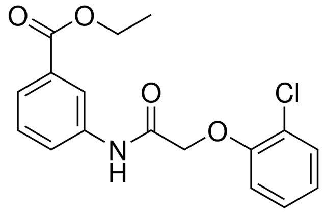 3-(2-(2-CHLORO-PHENOXY)-ACETYLAMINO)-BENZOIC ACID ETHYL ESTER