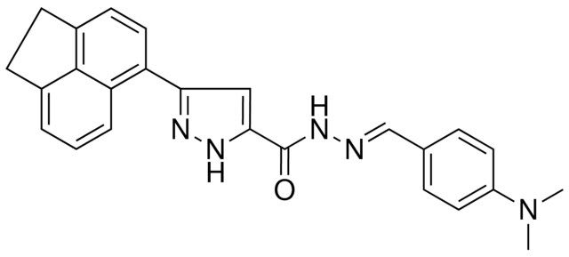 3-(1,2-DIHYDRO-5-ACENAPHTHYLENYL)-N'-{(E)-[4-(DIMETHYLAMINO)PHENYL]METHYLIDENE}-1H-PYRAZOLE-5-CARBOHYDRAZIDE