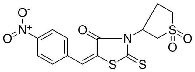 3-(1,1-DIOXO-4H-THIOPHEN-3-YL)5-(4-NITRO-BENZYLIDENE)-2-THIOXO-THIAZOLIDIN-4-ONE