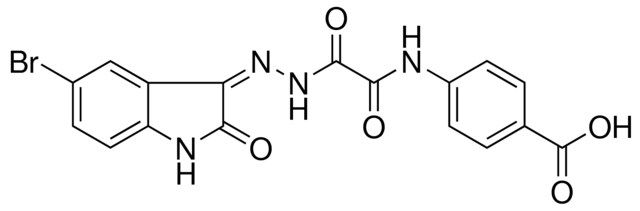 4-((5-BR-2-OXO-1,2-DIHYDRO-INDOL-3-YLIDENE-HYDRAZINOOXALYL)-AMINO)-BENZOIC ACID