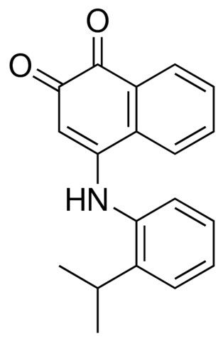 4-(2-ISOPROPYLANILINO)-1,2-NAPHTHALENEDIONE