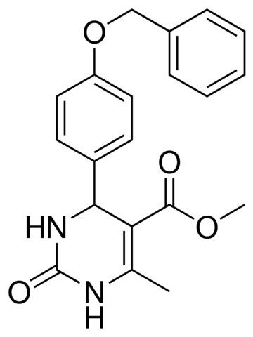 ME 4-(4-(BENZYLOXY)PH)-6-METHYL-2-OXO-1,2,3,4-TETRAHYDRO-5-PYRIMIDINECARBOXYLATE