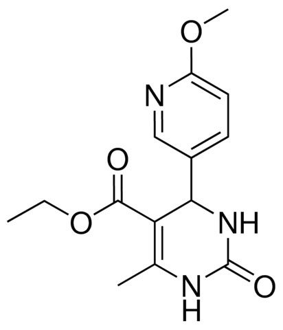 ETHYL 4-(6-METHOXY-3-PYRIDINYL)-6-METHYL-2-OXO-1,2,3,4-TETRAHYDRO-5-PYRIMIDINECARBOXYLATE