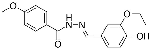 N'-(3-ETHOXY-4-HYDROXYBENZYLIDENE)-4-METHOXYBENZOHYDRAZIDE