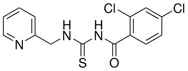 N-(2,4-DICHLOROBENZOYL)-N'-(2-PYRIDINYLMETHYL)THIOUREA
