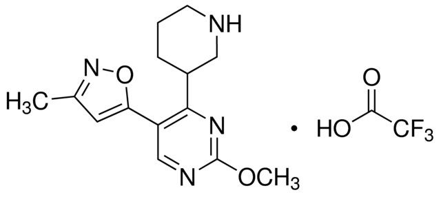 2-Methoxy-5-(3-methyl-5-isoxazolyl)-4-(3-piperidinyl)pyrimidine trifluoroacetate