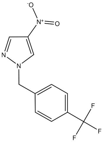 4-nitro-1-{[4-(trifluoromethyl)phenyl]methyl}-1H-pyrazole