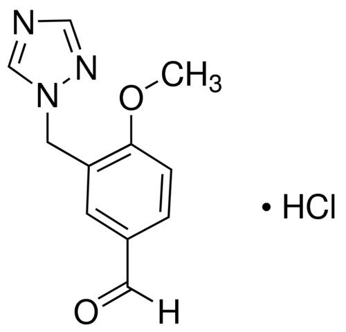 4-Methoxy-3-(1<i>H</i>-1,2,4-triazol-1-ylmethyl)benzaldehyde hydrochloride