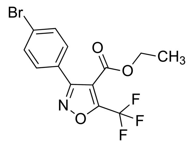 Ethyl 3-(4-bromophenyl)-5-(trifluoromethyl)isoxazole-4-carboxylate