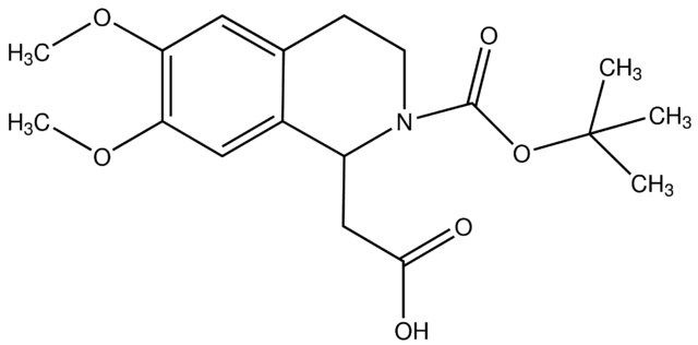 Boc-6,7-dimethoxy-3,4-dihydro-1<i>H</i>-isoquinoline-1-acetic acid