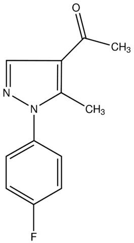 1-(1-(4-Fluorophenyl)-5-methyl-1<i>H</i>-pyrazol-4-yl)ethanone