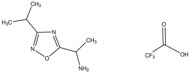 1-(3-Isopropyl-1,2,4-oxadiazol-5-yl)ethanamine trifluoroacetate
