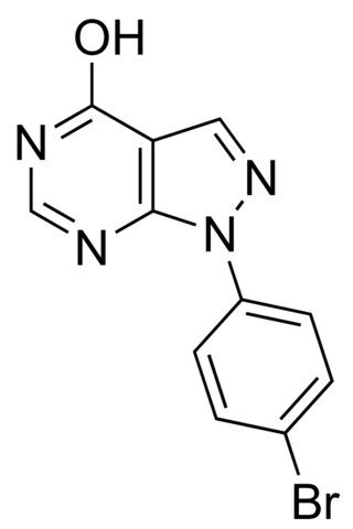 1-(4-Bromophenyl)-1<i>H</i>-pyrazolo[3,4-<i>d</i>]pyrimidin-4-ol