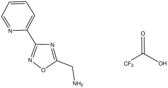 1-(3-Pyridin-2-yl-1,2,4-oxadiazol-5-yl)methanamine trifluoroacetate