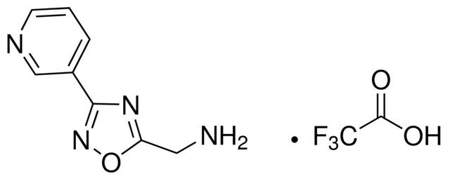 1-(3-Pyridin-3-yl-1,2,4-oxadiazol-5-yl)methanamine trifluoroacetate salt