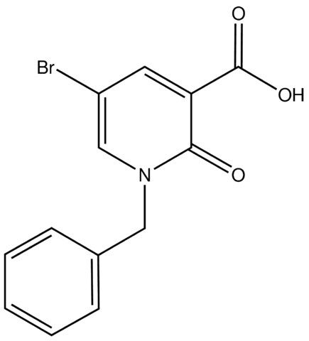 1-Benzyl-5-bromo-2-oxo-1,2-dihydro-3-pyridinecarboxylic acid