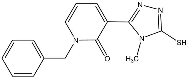 1-Benzyl-3-(4-methyl-5-sulfanyl-4<i>H</i>-1,2,4-triazol-3-yl)-2(1<i>H</i>)-pyridinone