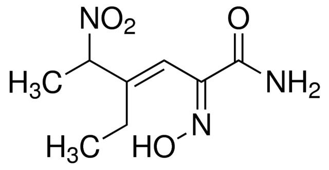 (±)-(E)-4-Ethyl-2-[(E)-hydroxyimino]-5-nitro-3-hexenamide
